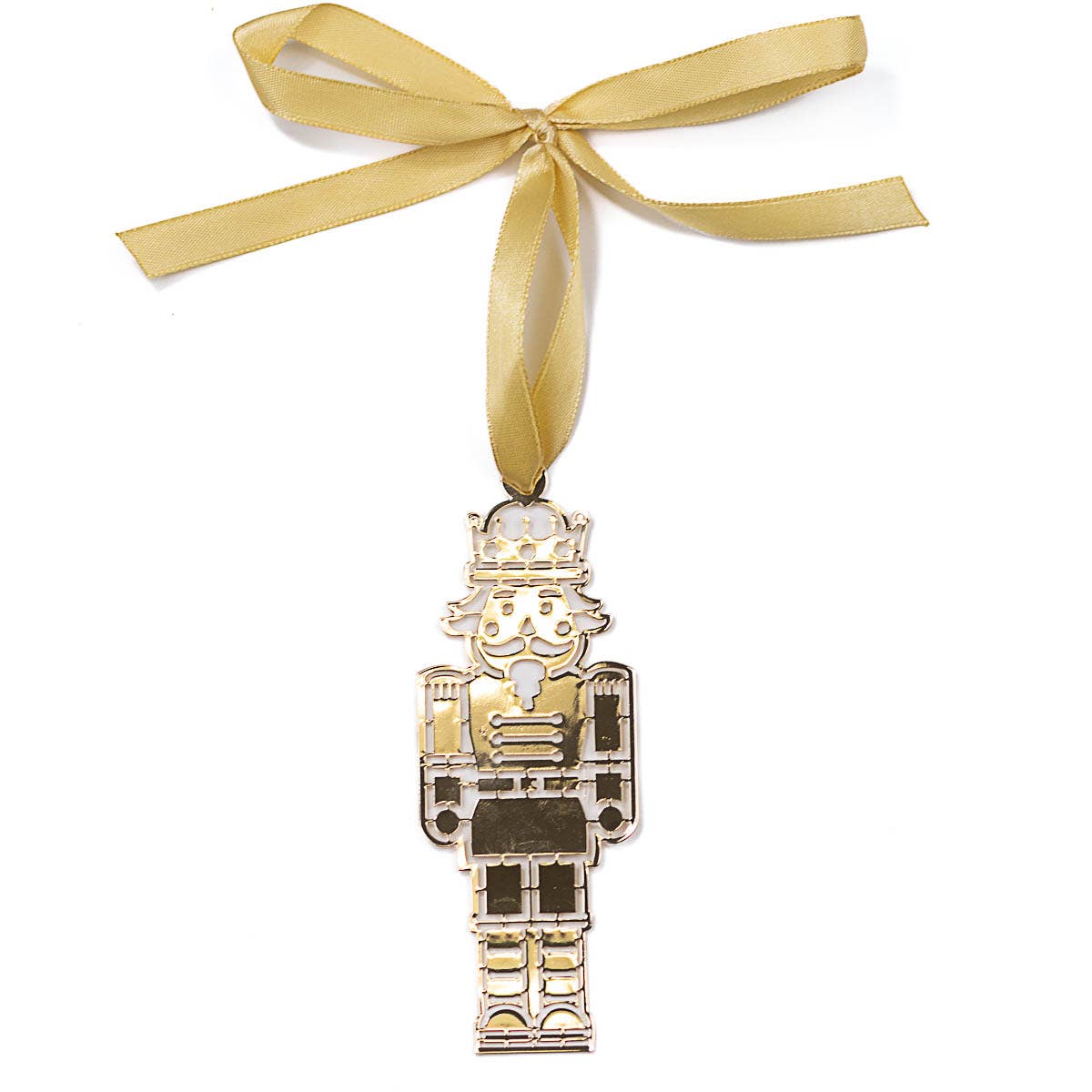 Nutcracker March Ornament Gold 4"