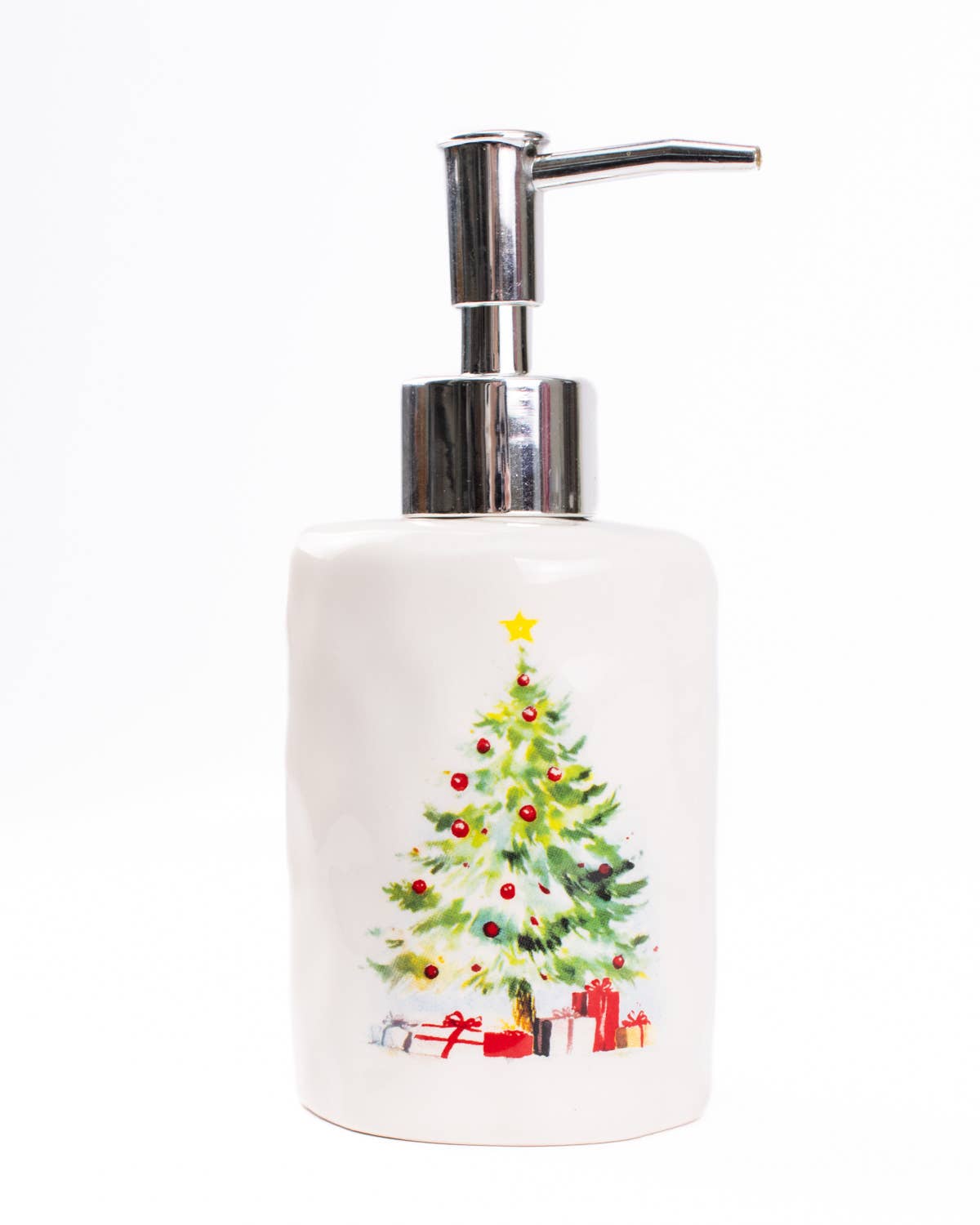 Gloria Tree Soap Dispenser White/Multi 3x6.5