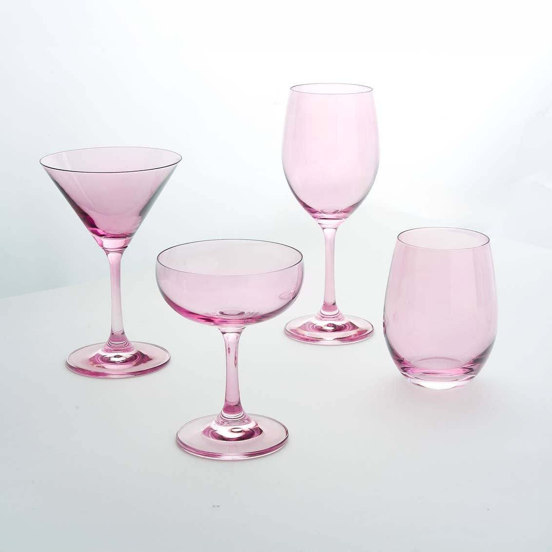 Set of Four Veneto Stemless Wine Glasses - Ballet