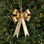 Dazzling Gold Metal Bow Ornament Large