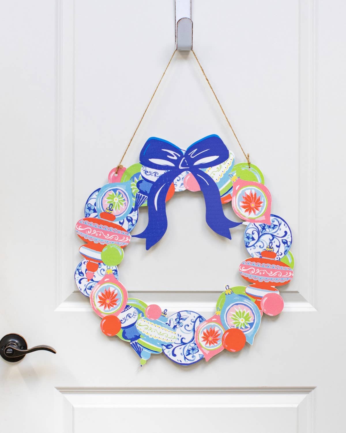 Whimsical Wonders Wreath Door Hanger   Multi   19x19.75