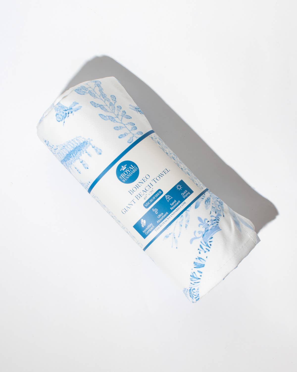 Borneo Giant Beach Towel      Blue/Multi    40x70