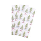 Rockin' Around the Cypress Tree Guest Napkins   White/Multi   4.25x7.75