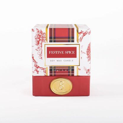 Festive Spice 5.6oz Soy Wax Candle