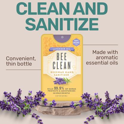 Organic Beeswax Bee Clean Hand Sanitizer Spray