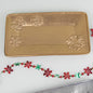 Gold Snowflake Tray 14 inch