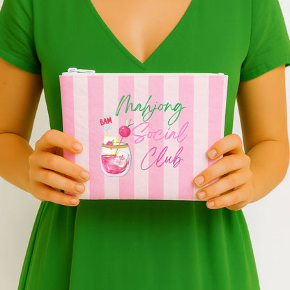 Mahjong Pouch | Mahjong Social Club Mahjong gift Tyvek