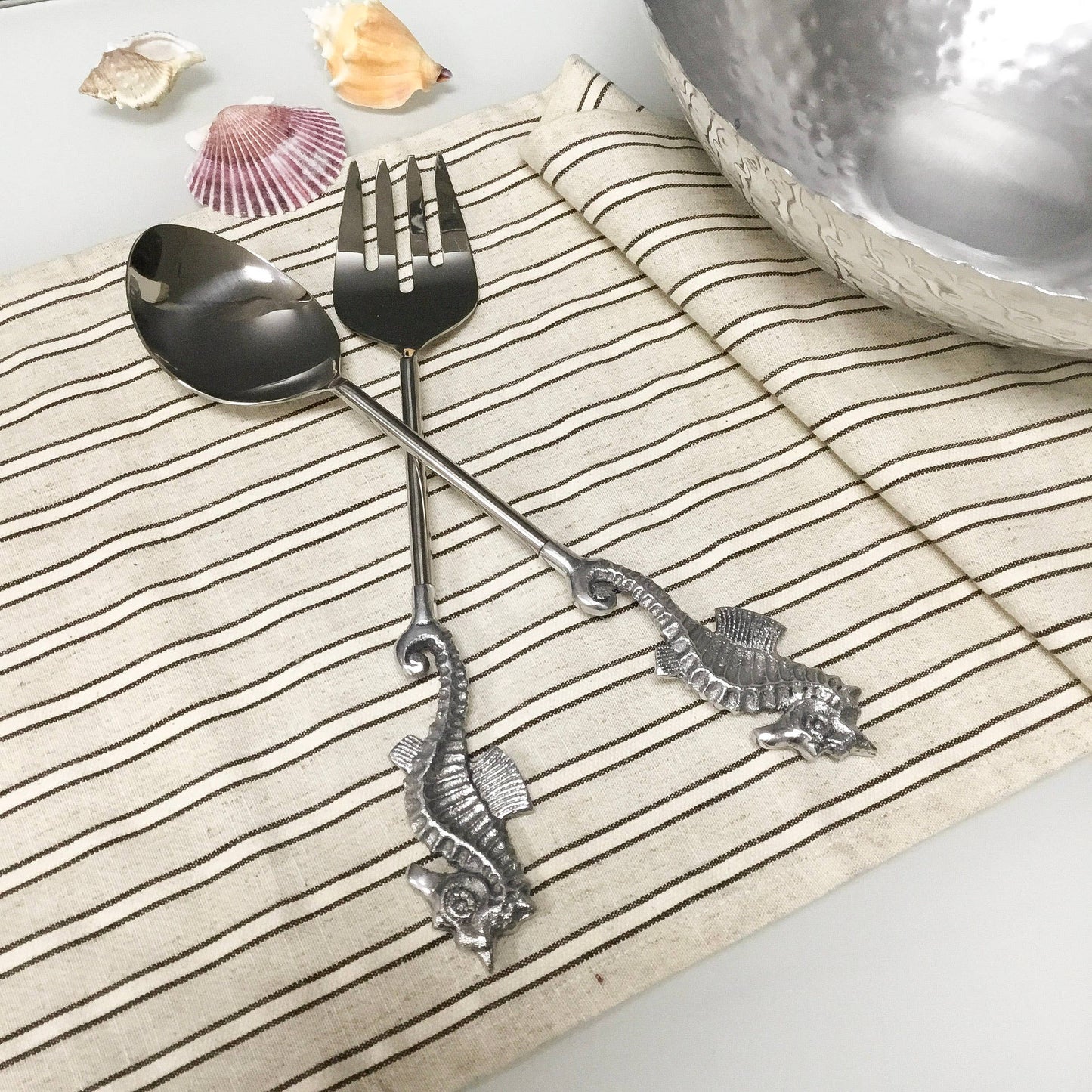 Seahorse Salad Servers, Set of 2