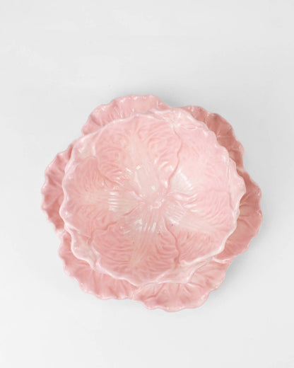 Cabbage Bowl    Light Pink   6x5