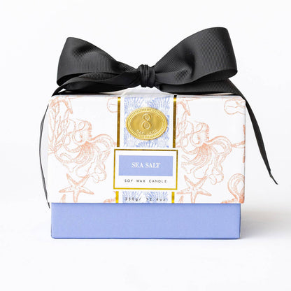 Coral Sea Salt 3-Wick Boxed Soy Wax Candle
