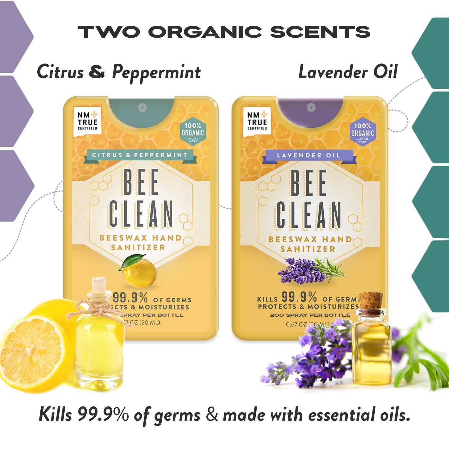 Organic Beeswax Bee Clean Hand Sanitizer Spray