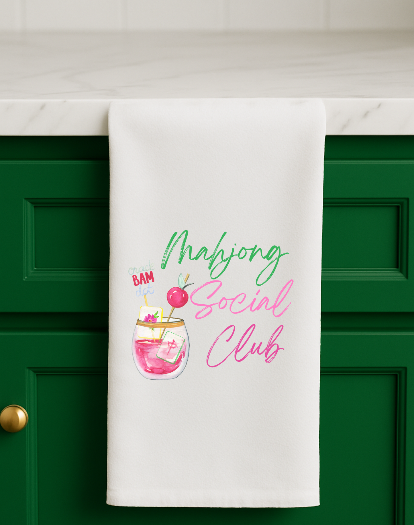 Mahjong gift Mahjong gift towel social club cute hostess