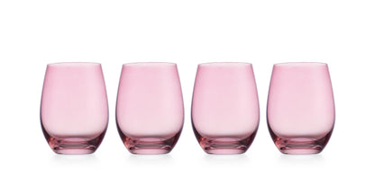 Set of Four Veneto Stemless Wine Glasses - Ballet