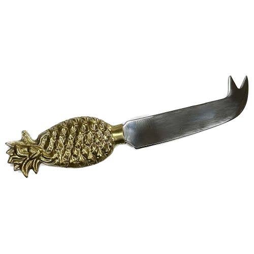 7" Gold Pineapple Cheese Knife