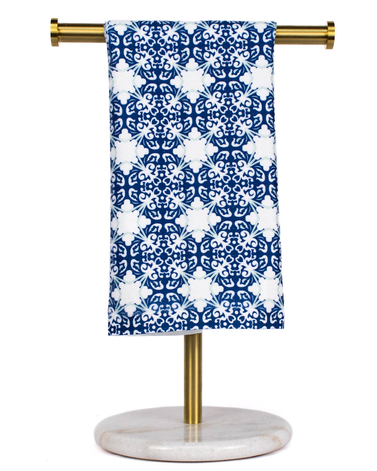 Palace Tile Kitchen Towel   White/Blue/Sky   15x25