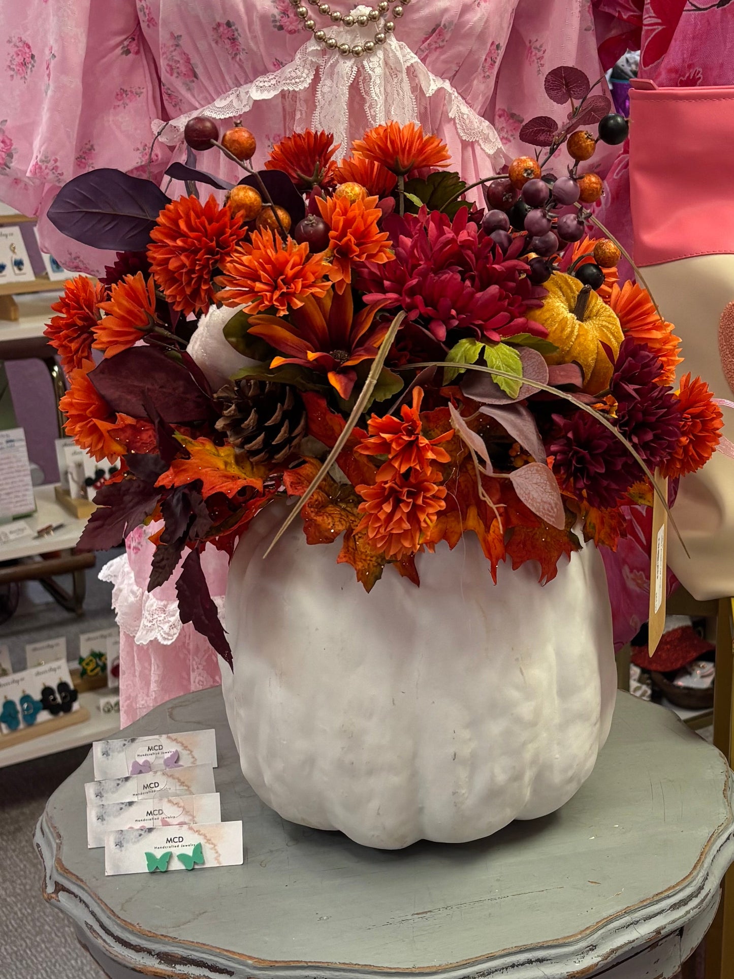Fall Pumpkin Floral Class