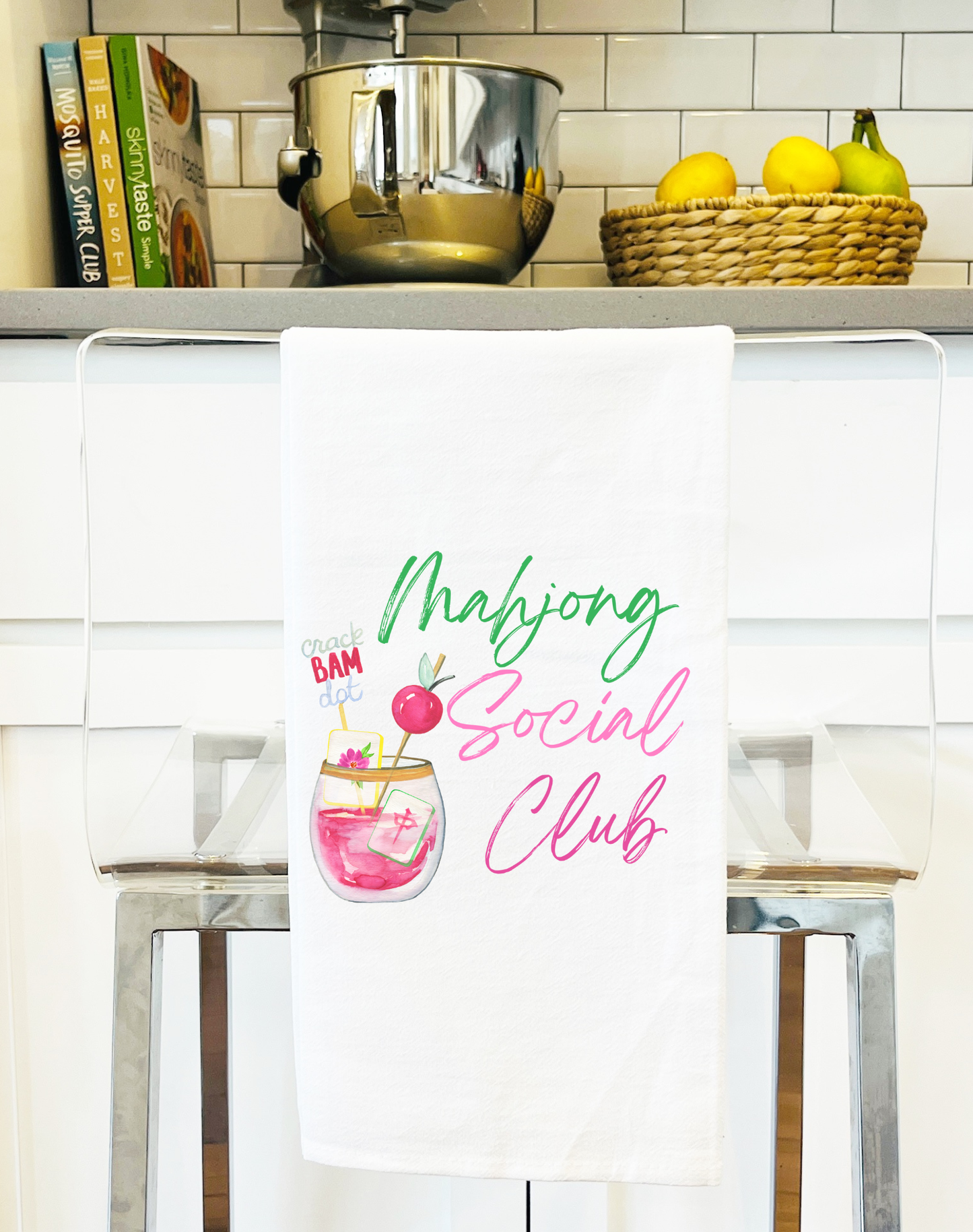 Mahjong gift Mahjong gift towel social club cute hostess