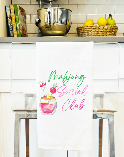 Mahjong gift Mahjong gift towel social club cute hostess