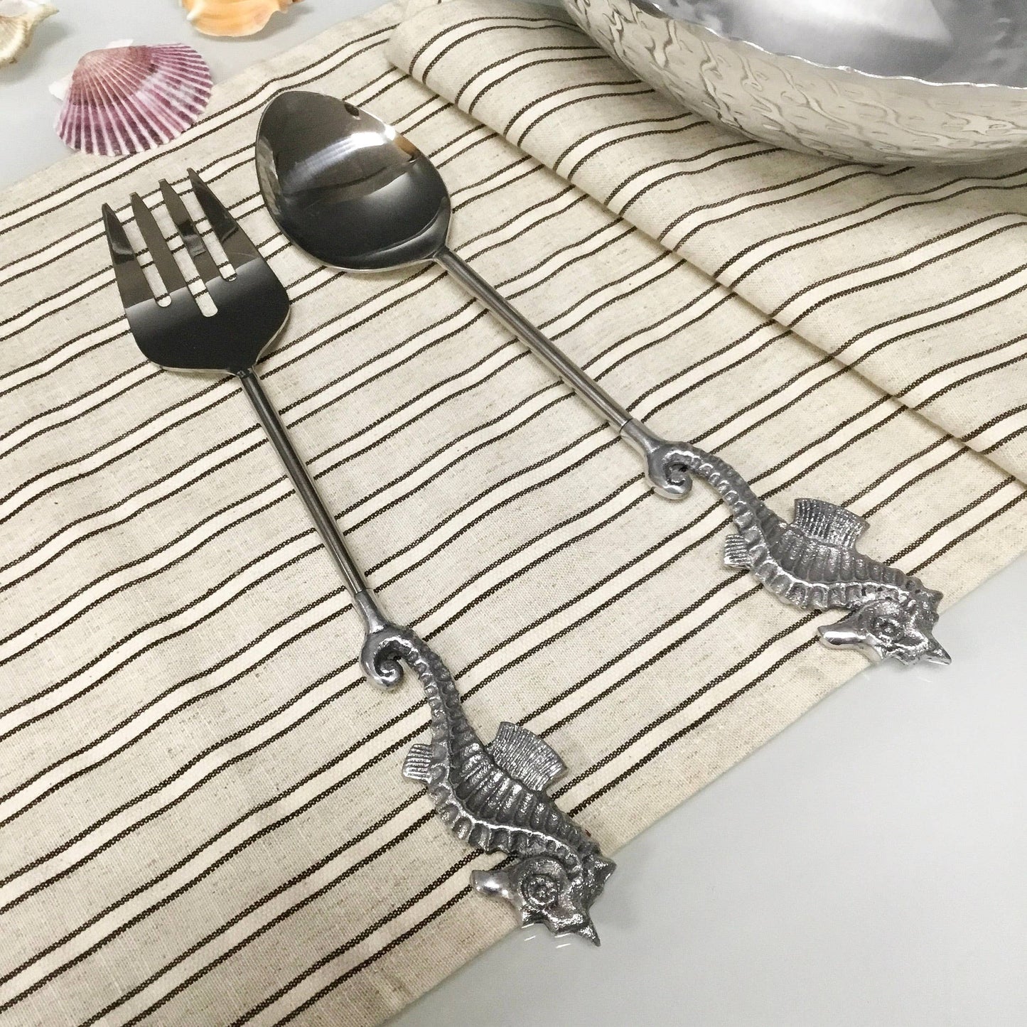 Seahorse Salad Servers, Set of 2