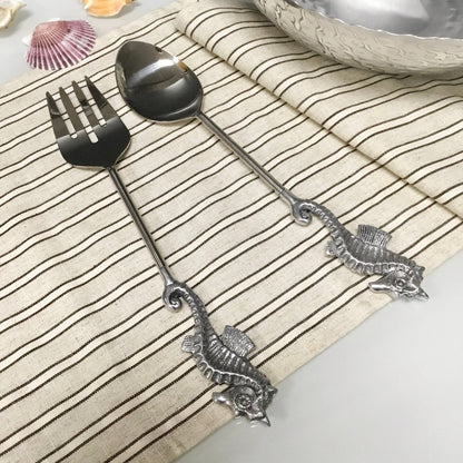 Seahorse Salad Servers, Set of 2