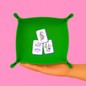 Mahjong tile gift Trinket Gift tray mahjong catchall green