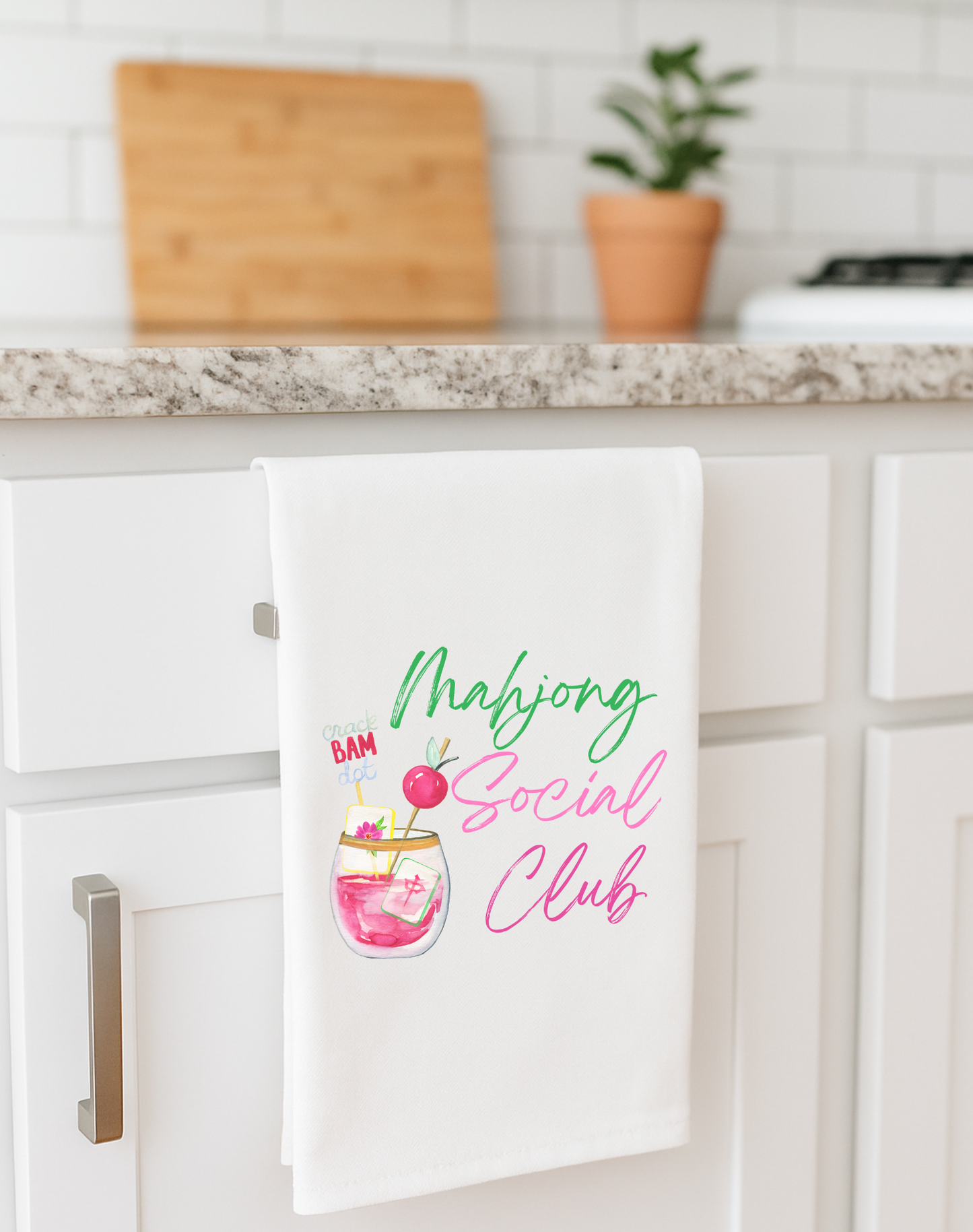 Mahjong gift Mahjong gift towel social club cute hostess