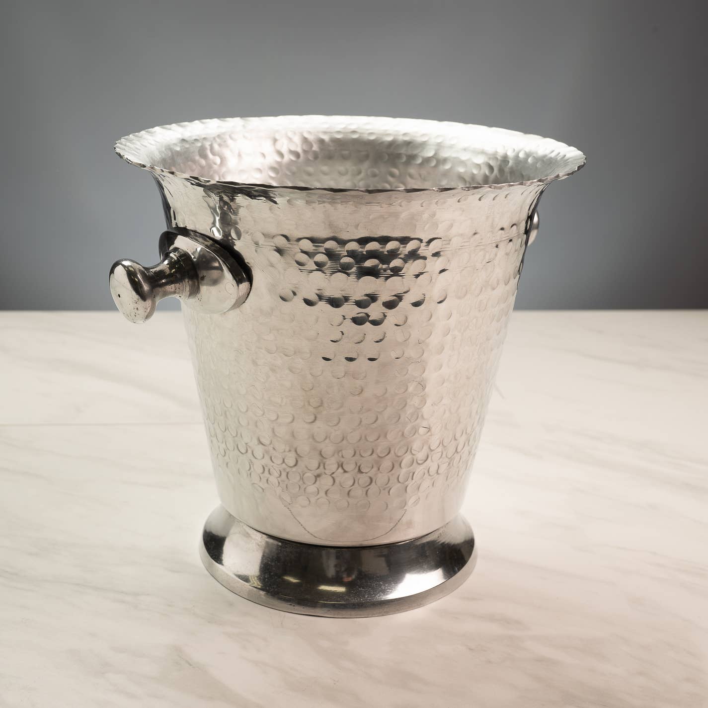Hammered Ice Bucket 10"