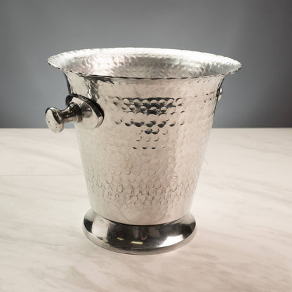 Hammered Ice Bucket 10"