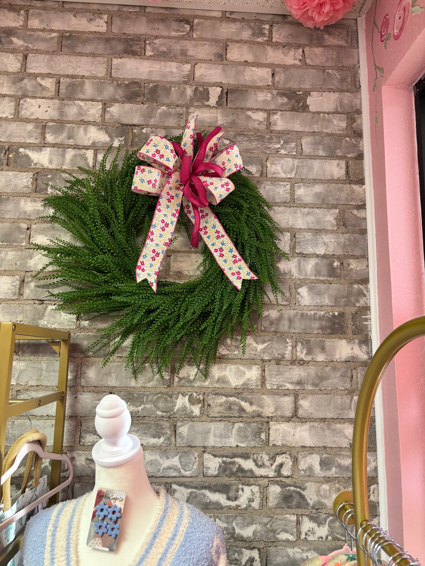 Bead Grass Spring Wreath #2