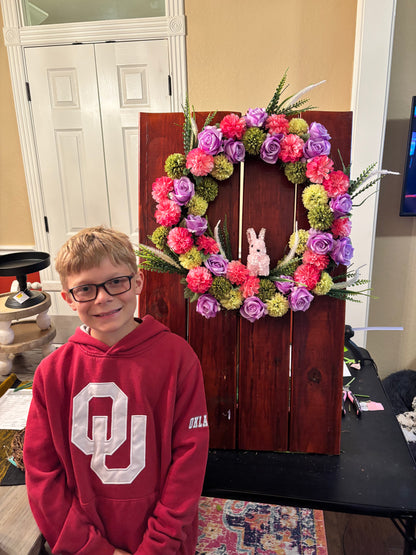 Slaton Michael Designs Spring Wreath