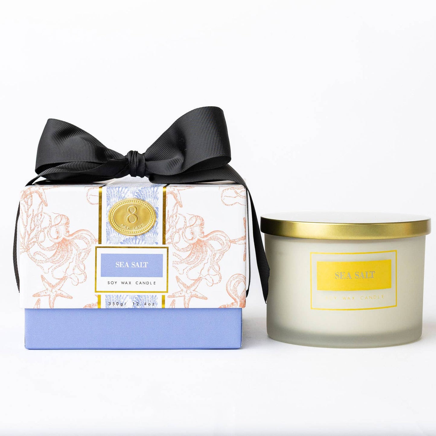 Coral Sea Salt 3-Wick Boxed Soy Wax Candle