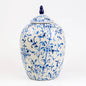 Imperial Palace Ginger Jar   Blue/White   6.25x10x6.25
