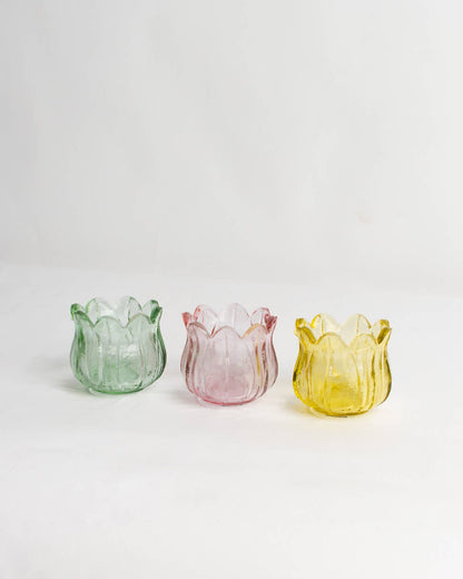 Tulip Votive   Pink   3x2.5