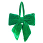 Evelyn Bow Ornament   Green   5x7.5x1