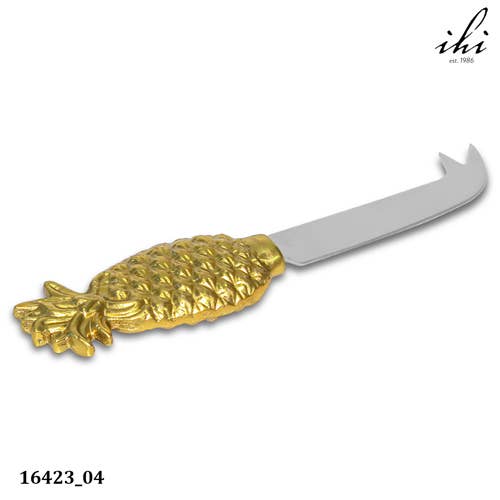7" Gold Pineapple Cheese Knife