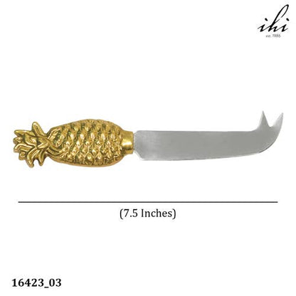 7" Gold Pineapple Cheese Knife