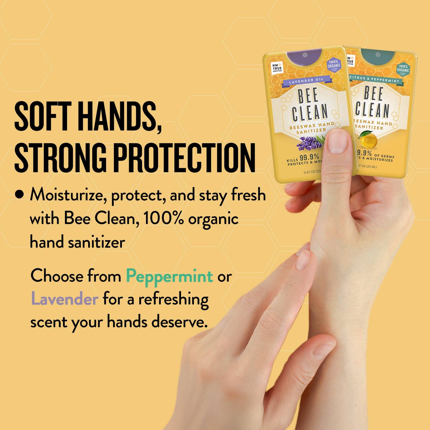 Organic Beeswax Bee Clean Hand Sanitizer Spray
