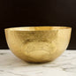 Crab Etch Bowl - Gold Hammered
