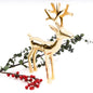 Gold Decorative Reindeer - Large