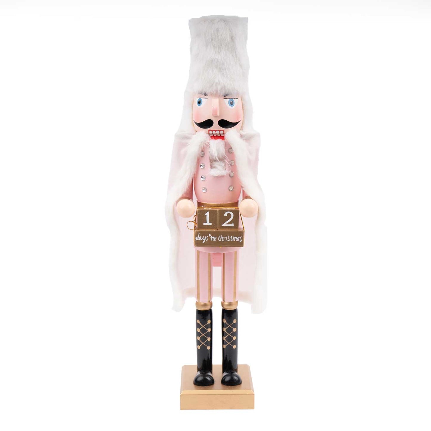 Pink 19" Countdown Nutcracker