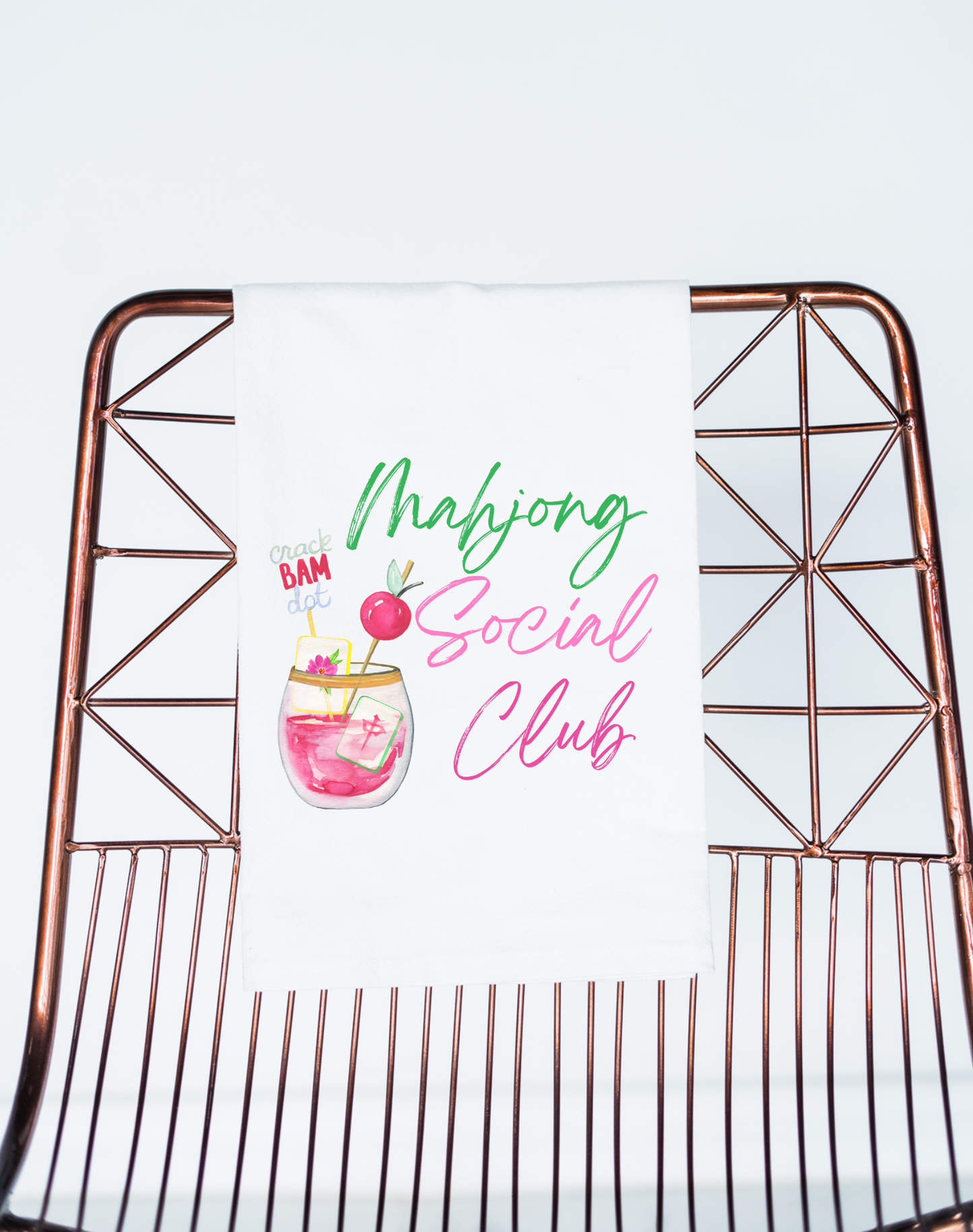 Mahjong gift Mahjong gift towel social club cute hostess