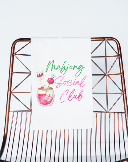 Mahjong gift Mahjong gift towel social club cute hostess