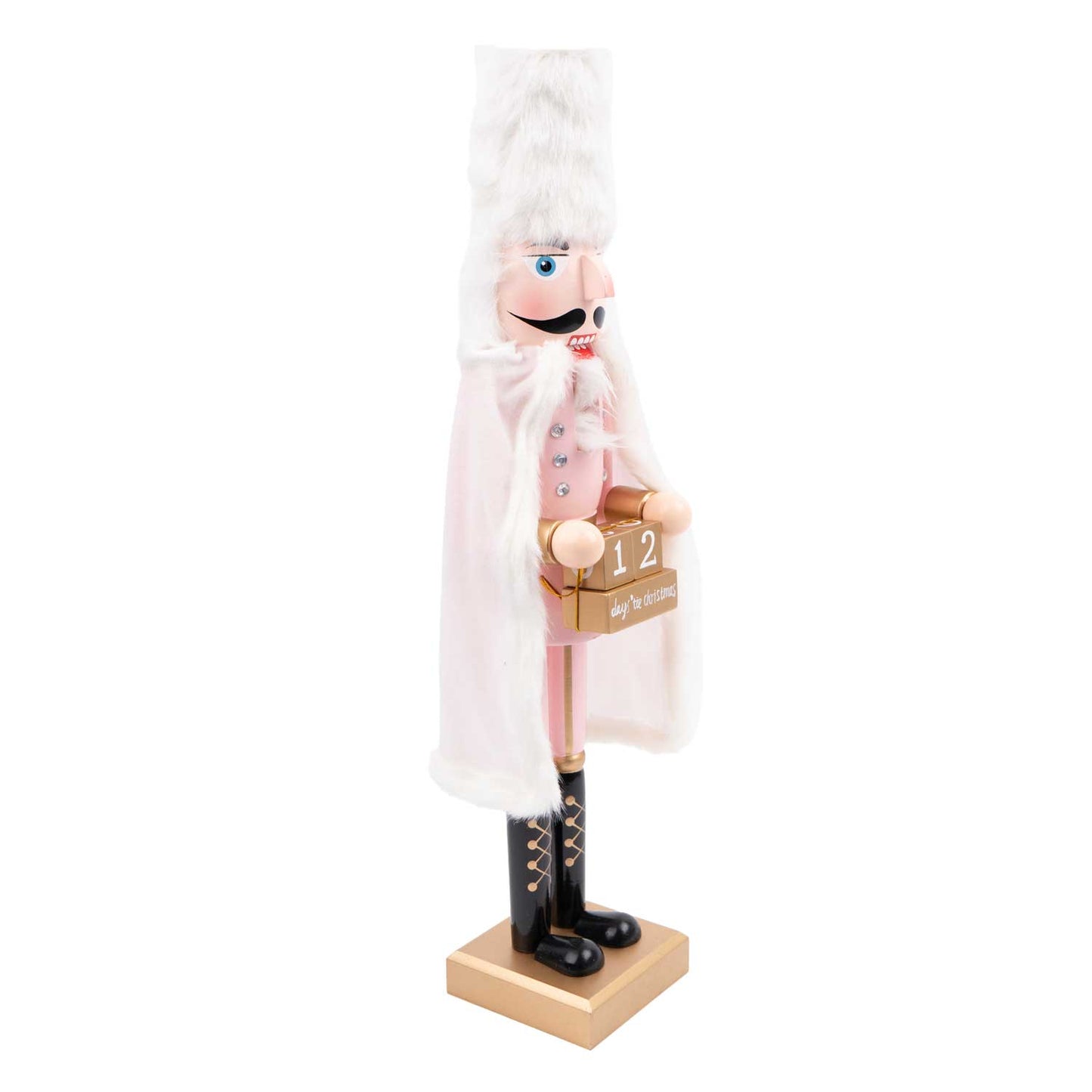 Pink 19" Countdown Nutcracker